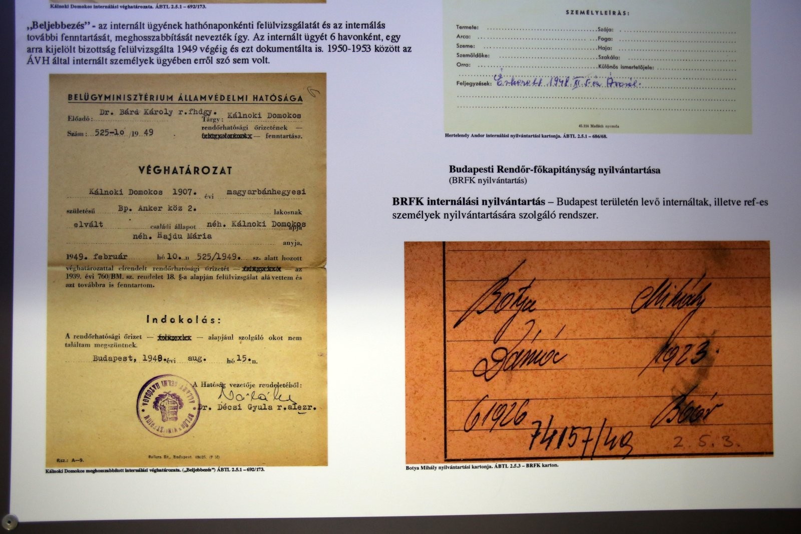 A recski kényszermunkatábort bemutató időszaki kiállítás nyílt a Kegyeleti Múzeumban