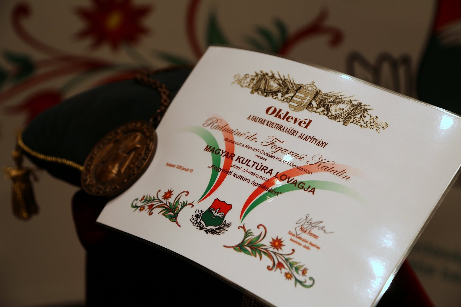 A Kultúra Lovagja lett a NÖRI főigazgatója
