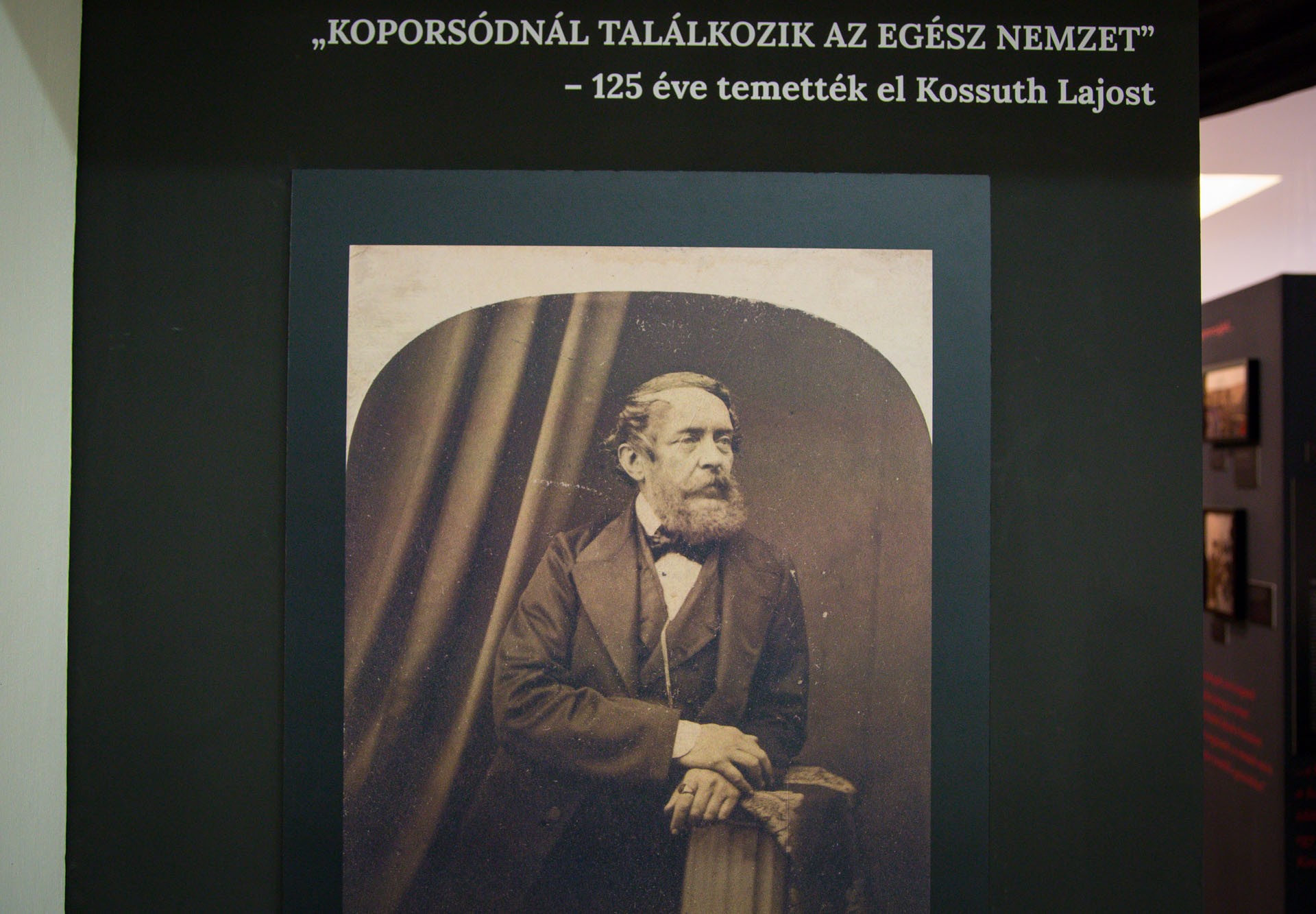 Kiállítás nyílt Kossuth temetésének 125. évfordulójára