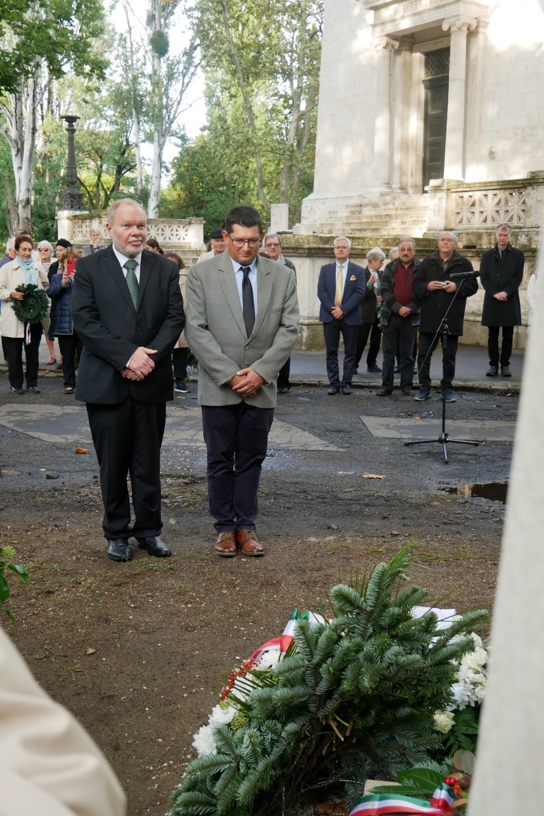 Megújult Erkel Ferenc síremléke a Fiumei úti sírkertben