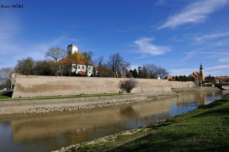 A győri vár megmaradt része 