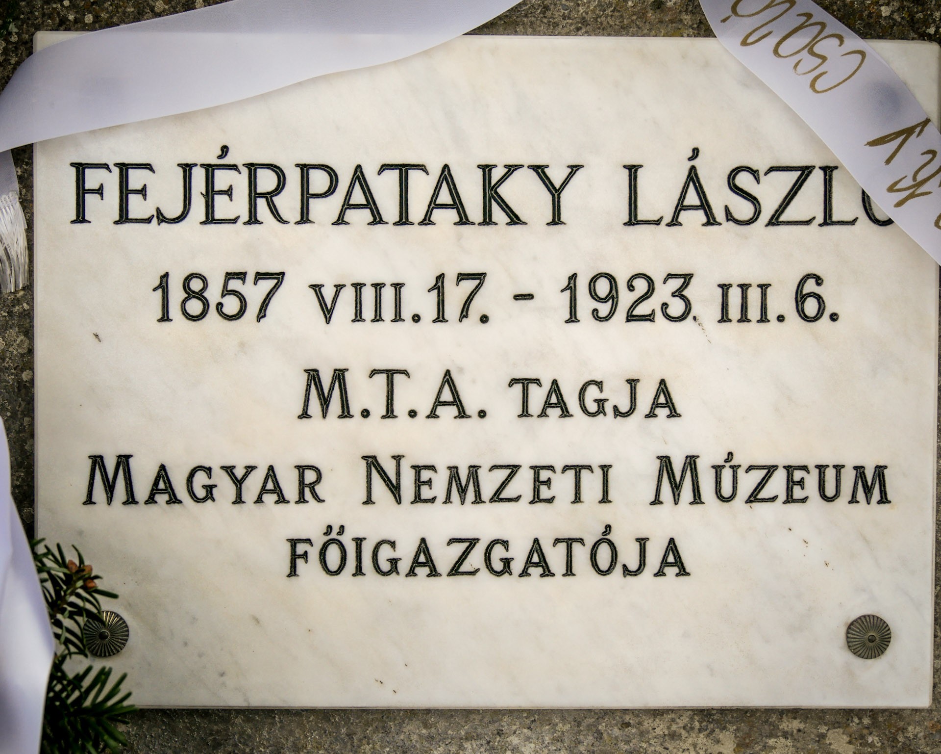 Száz éve halt meg Fejérpataky László, a Magyar Nemzeti Múzeum egykori főigazgatója