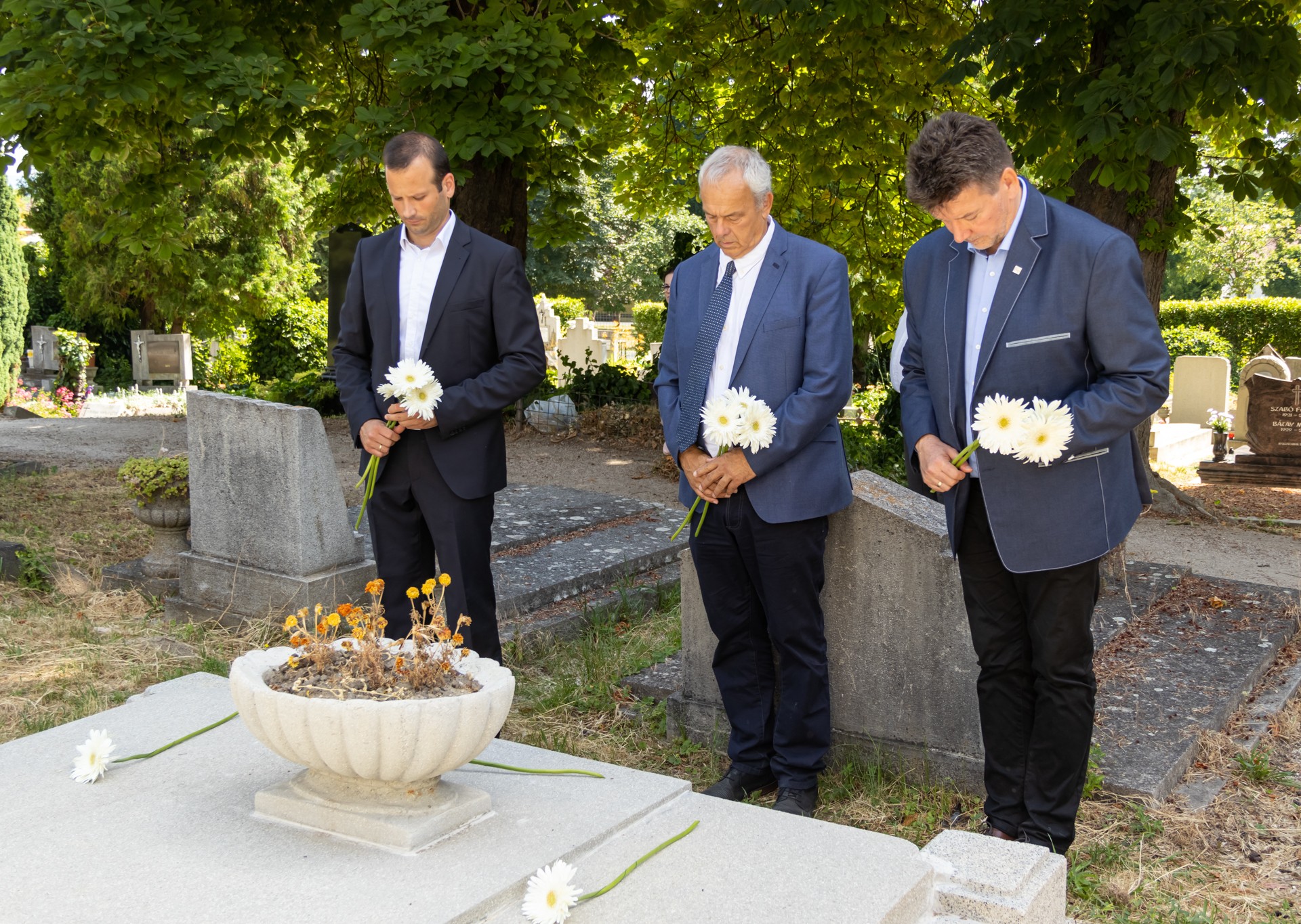 Kilenc nemzeti sírkertbe sorolt sír újult meg Keszthelyen
