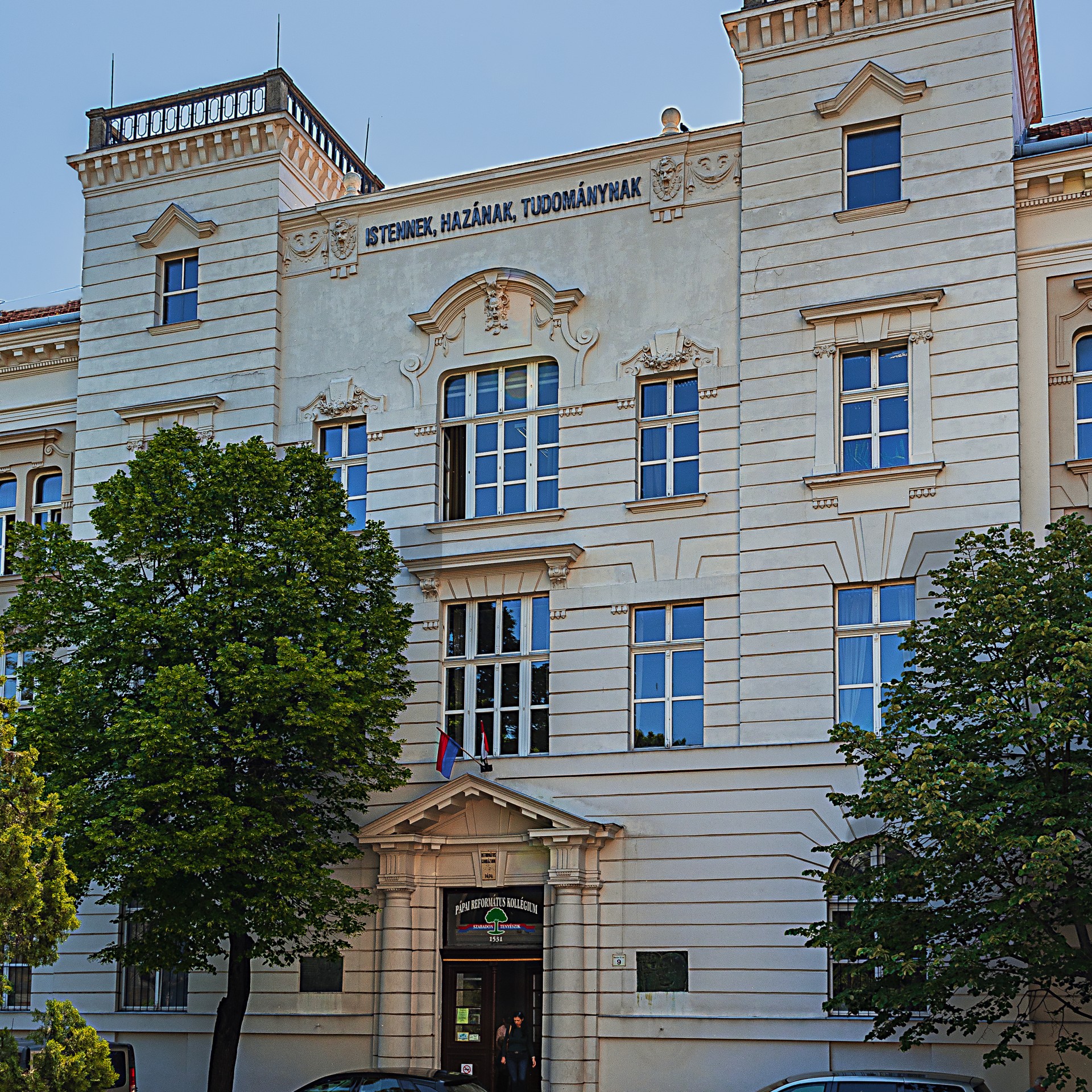 Pápa, református kollégium és ótemplom