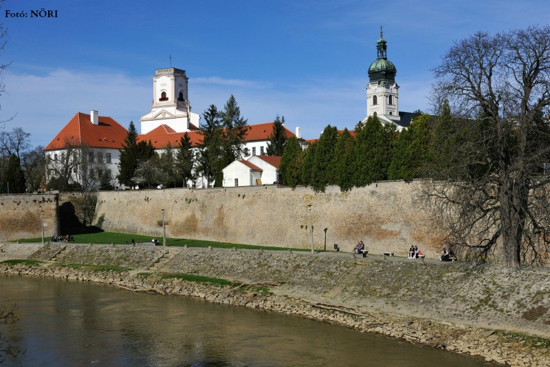 A győri vár megmaradt része 
